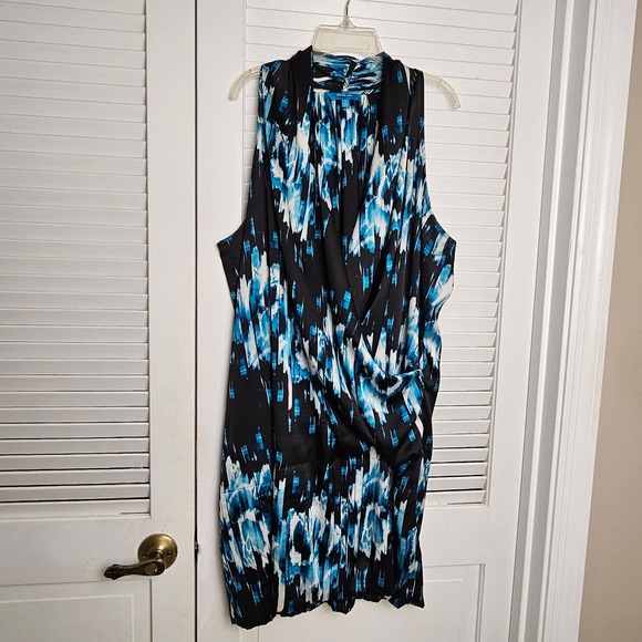 Derek Lam for Design Nation Women's Faux Wrap Bubble Hem Mini Dress Size XL - Picture 13 of 13